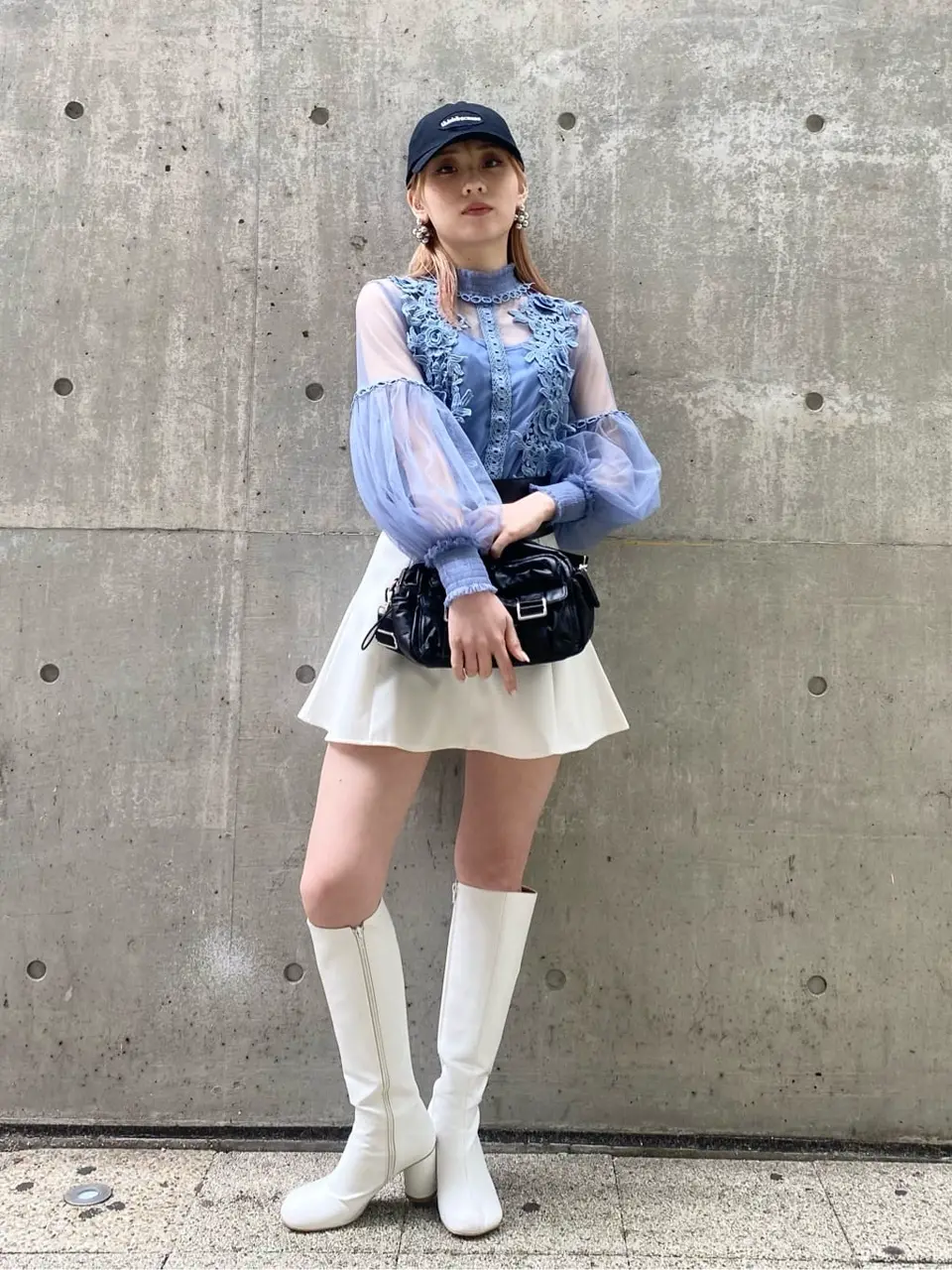 【narcissus】黒 フレアミニスカート フレアミニスカート | Narcissus WEB STORE