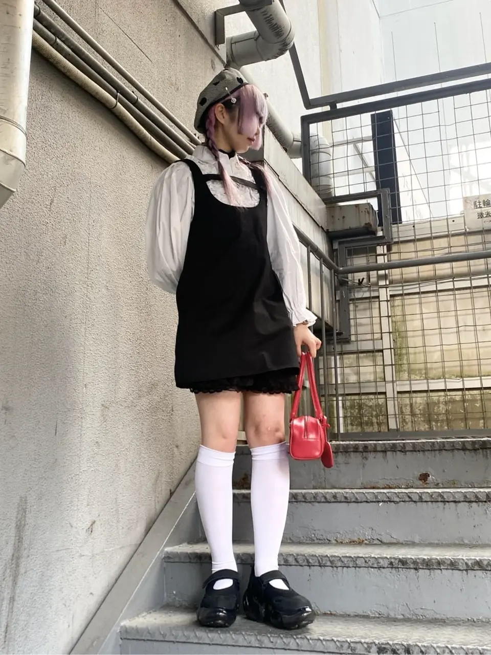Narcissus 襟付きミニワンピース フリーサイズ