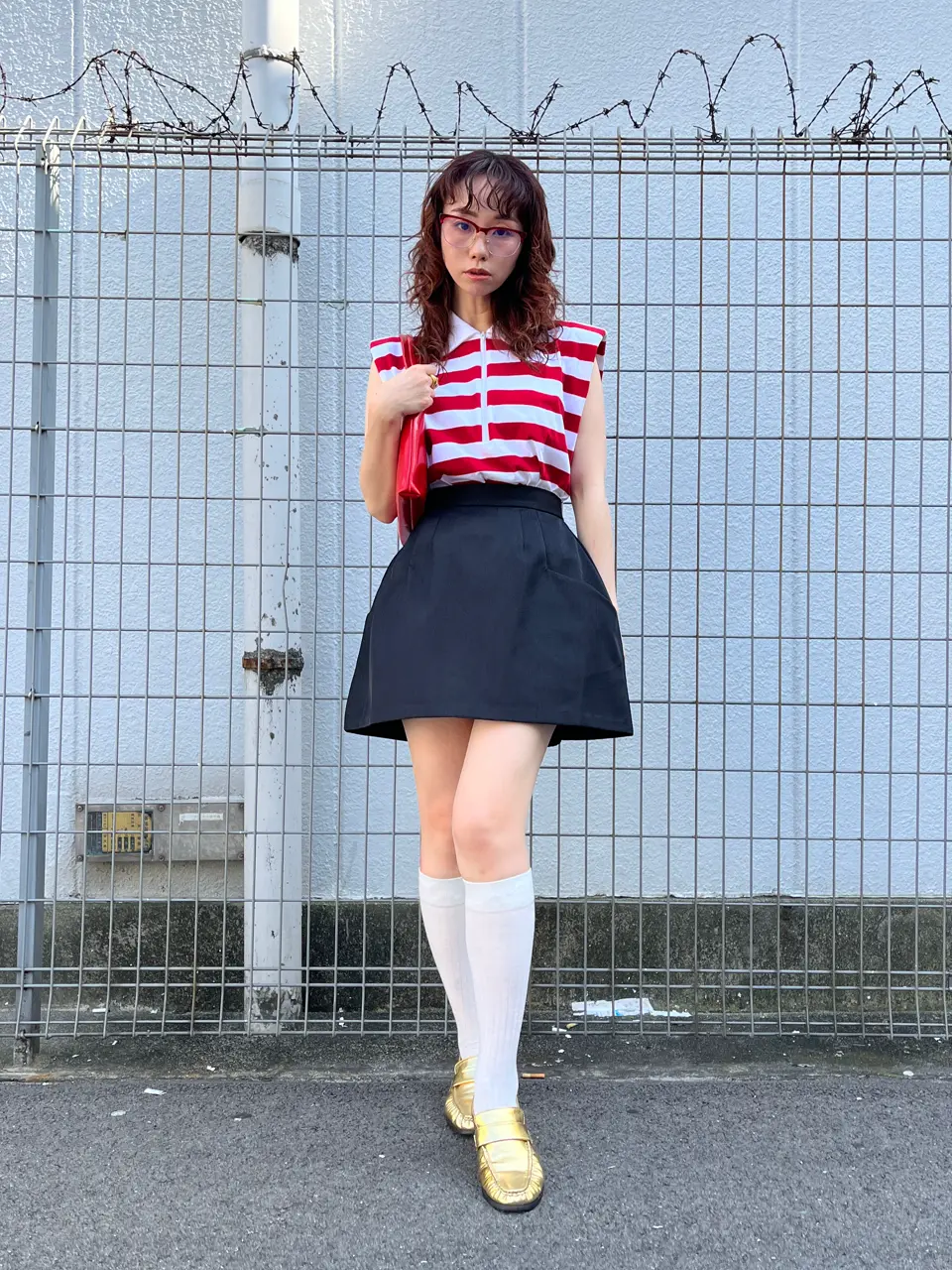 Narcissusボーダージップノースリ | Narcissus WEB STORE