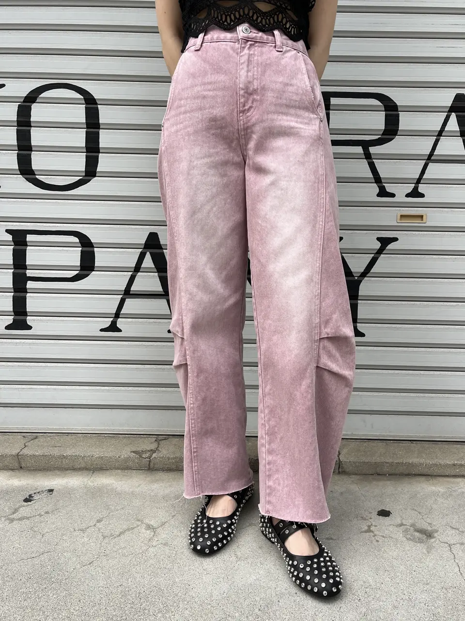 Kinema クロップドデニムパンツ　※説明文要参照！ 唐草クロップドデニムパンツ 参丸一 SPT-10848A 和柄 和風 刺繍