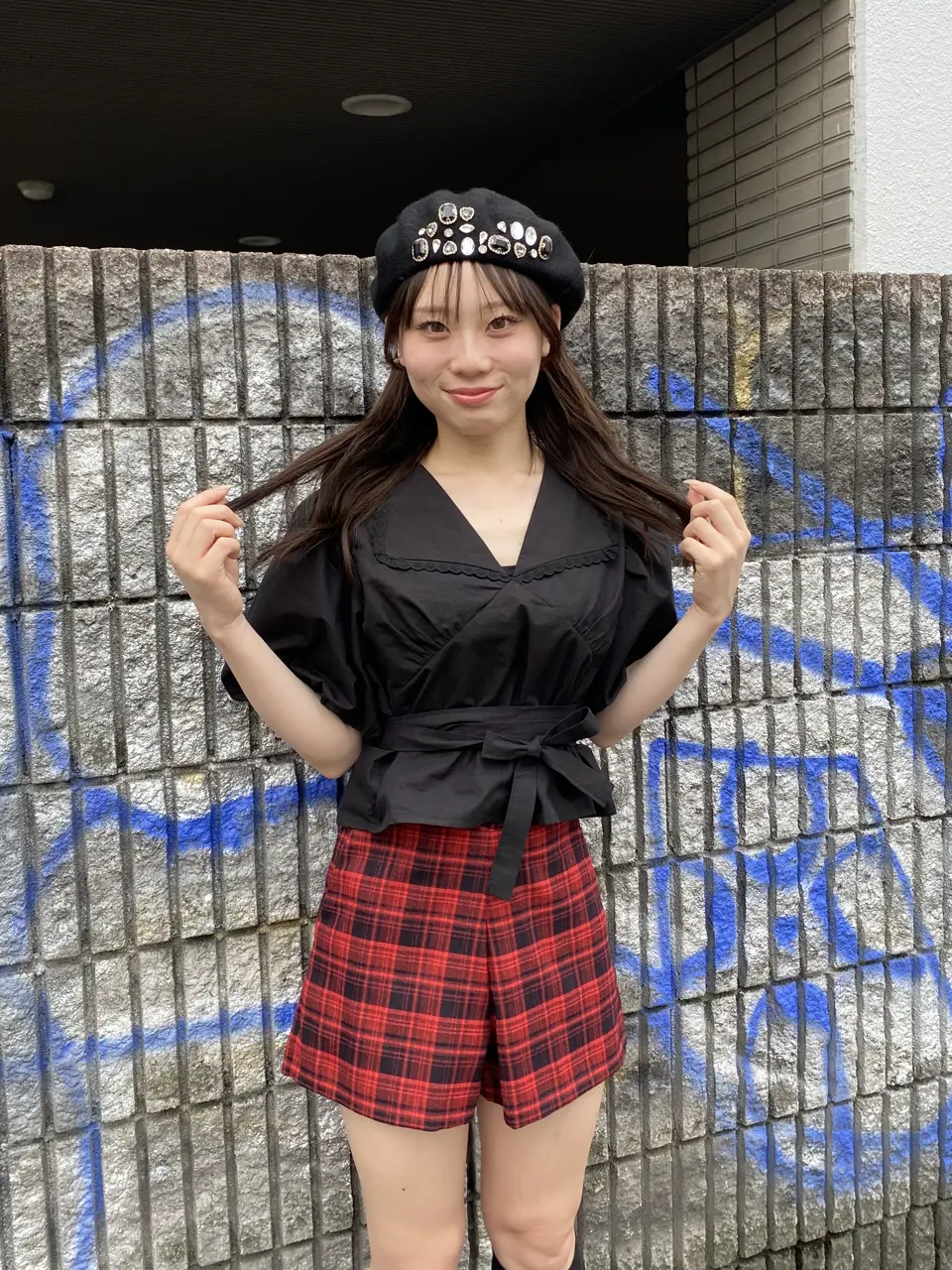 【値下げ】Natasha zinko ショートパンツ チェック 花柄 値下げ】Natasha zinko ショートパンツ チェック 花柄 Natasha