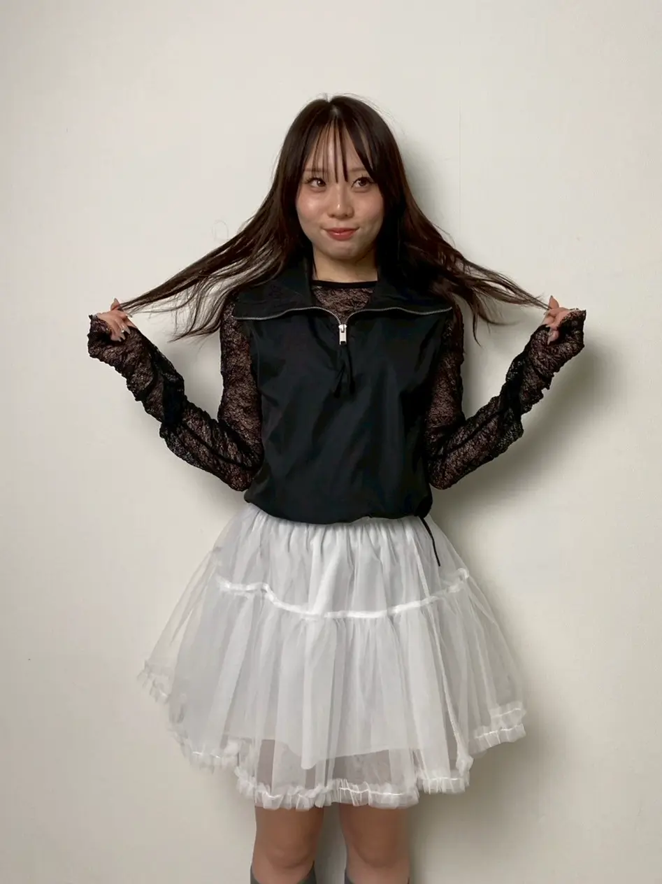 レースロングスリーブベロアドレス（オーシャン) レースロングスリーブ