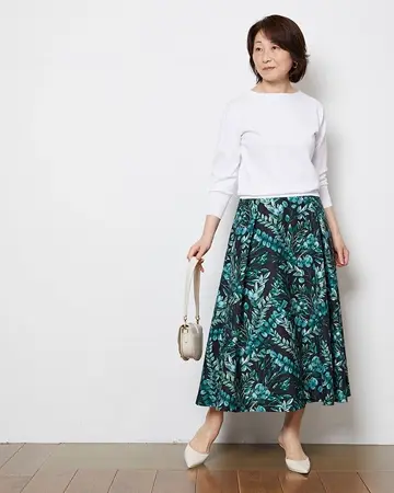 Drawer ニット セーター アルパカ50% ボートネック グレーMドゥロワー Drawer（ドゥロワー）の「Drawer 16Gミラノ編みクルーネックプル
