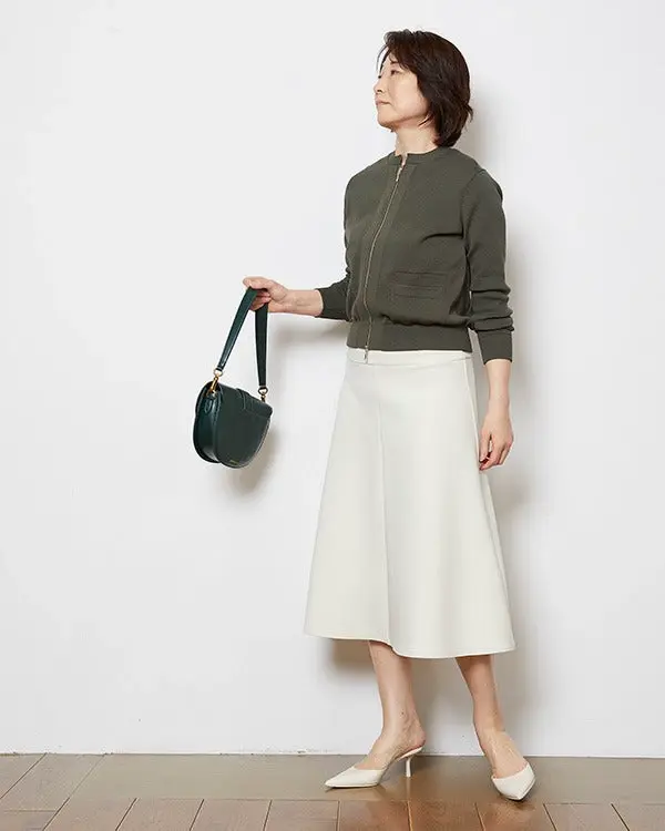 ◆雑誌掲載商品◆セール品◆春夏モデル◆ジップアップ ニットブルゾン ジップアップニットブルゾン（ニット）｜STRASBURGO OUTLET