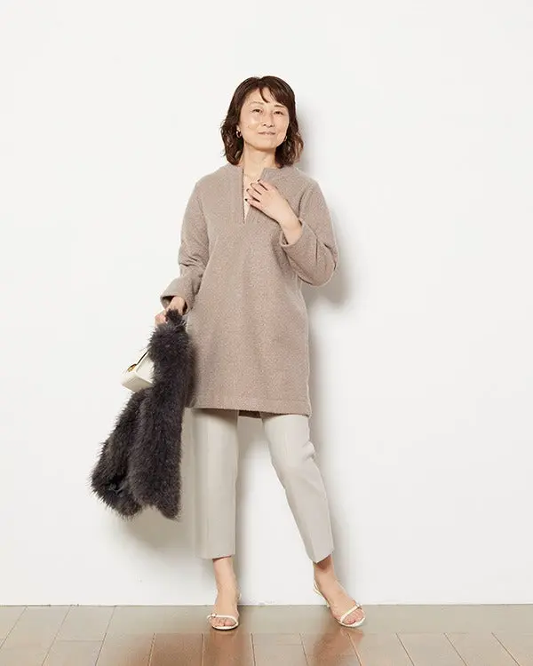 ループニードル・カフタンチュニック/40代50代からのレディース