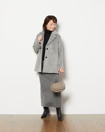 【美品】EPOCA エポカ　テディベアコート　アルパカ　シャギー　40サイズ 美品】EPOCA エポカテディベアコートアルパカシャギー40サイズ