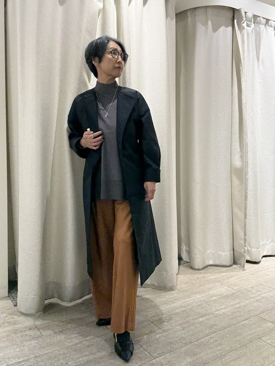 ライトデニム・サイドステッチワイド68cm/DoCLASSE