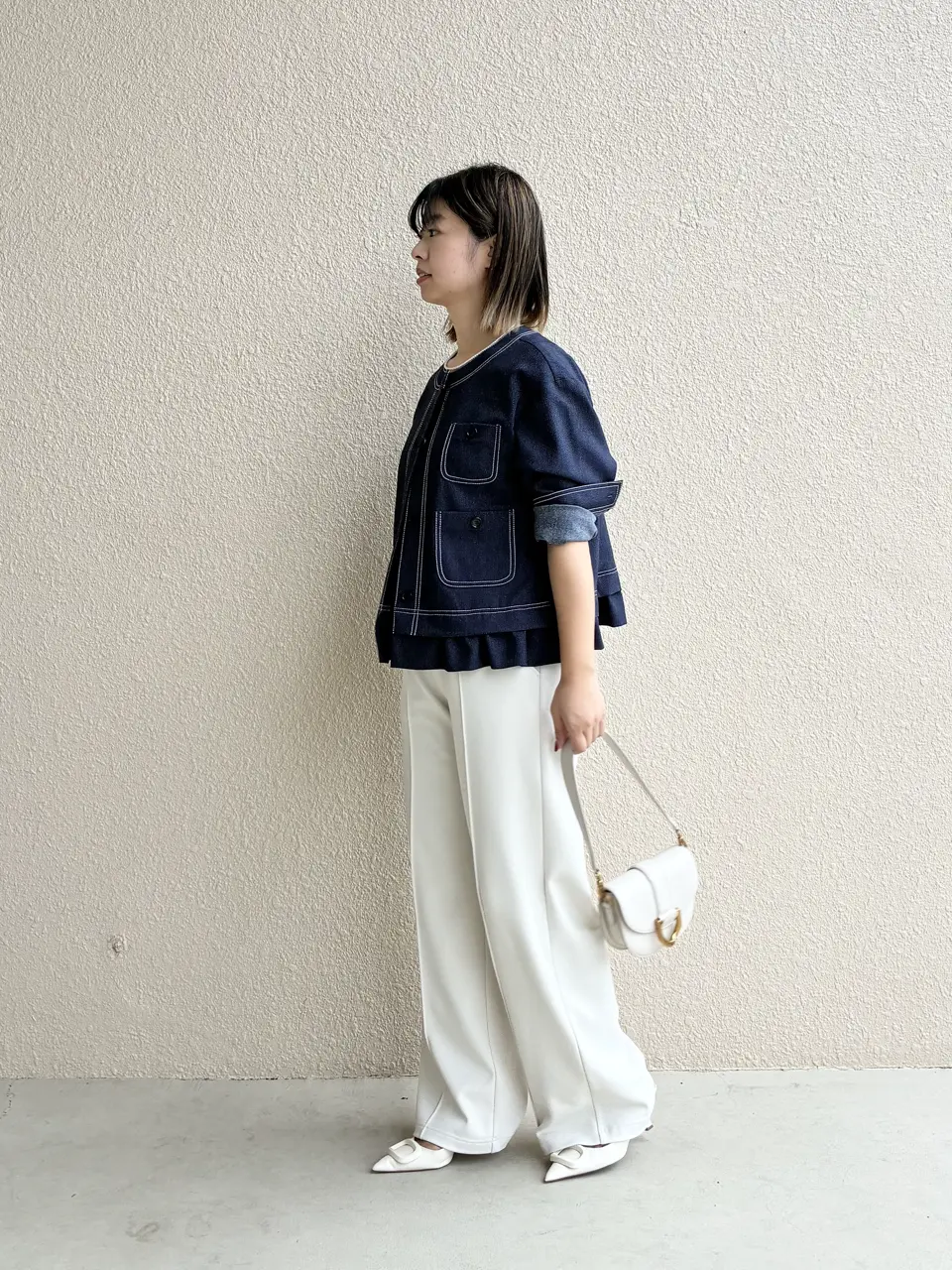 超長綿マルチキャミ ソール／ジャストフィット/DoCLASSE