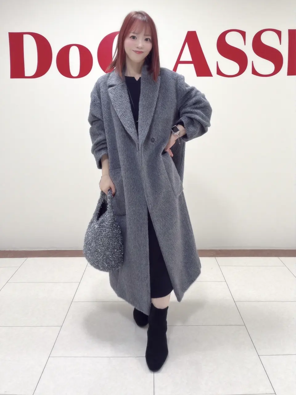 ダブルクロス・ブラウジングワンピース/DoCLASSE