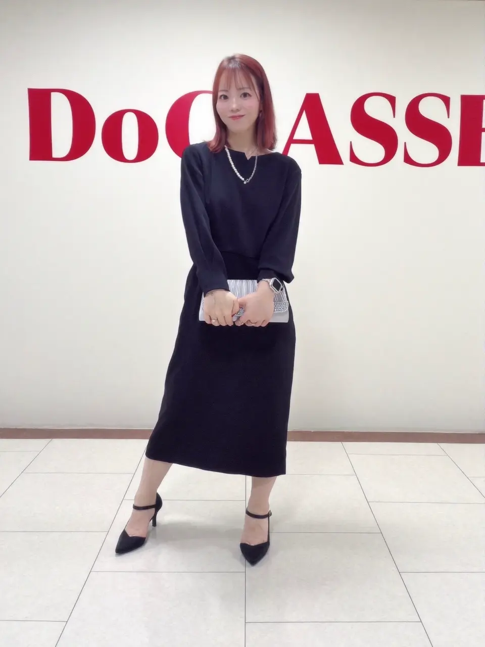 ダブルクロス・ブラウジングワンピース/DoCLASSE