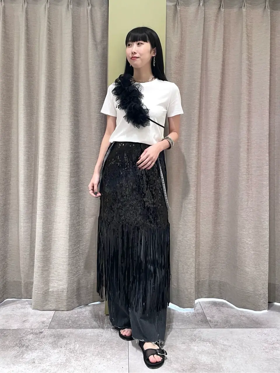 GRACE CONTINENTAL 端場　わかな コーディネート画像