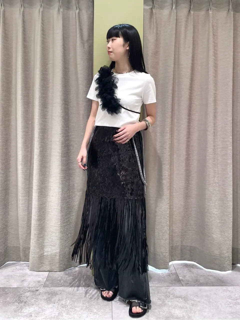 GRACE CONTINENTAL 端場　わかな コーディネート画像