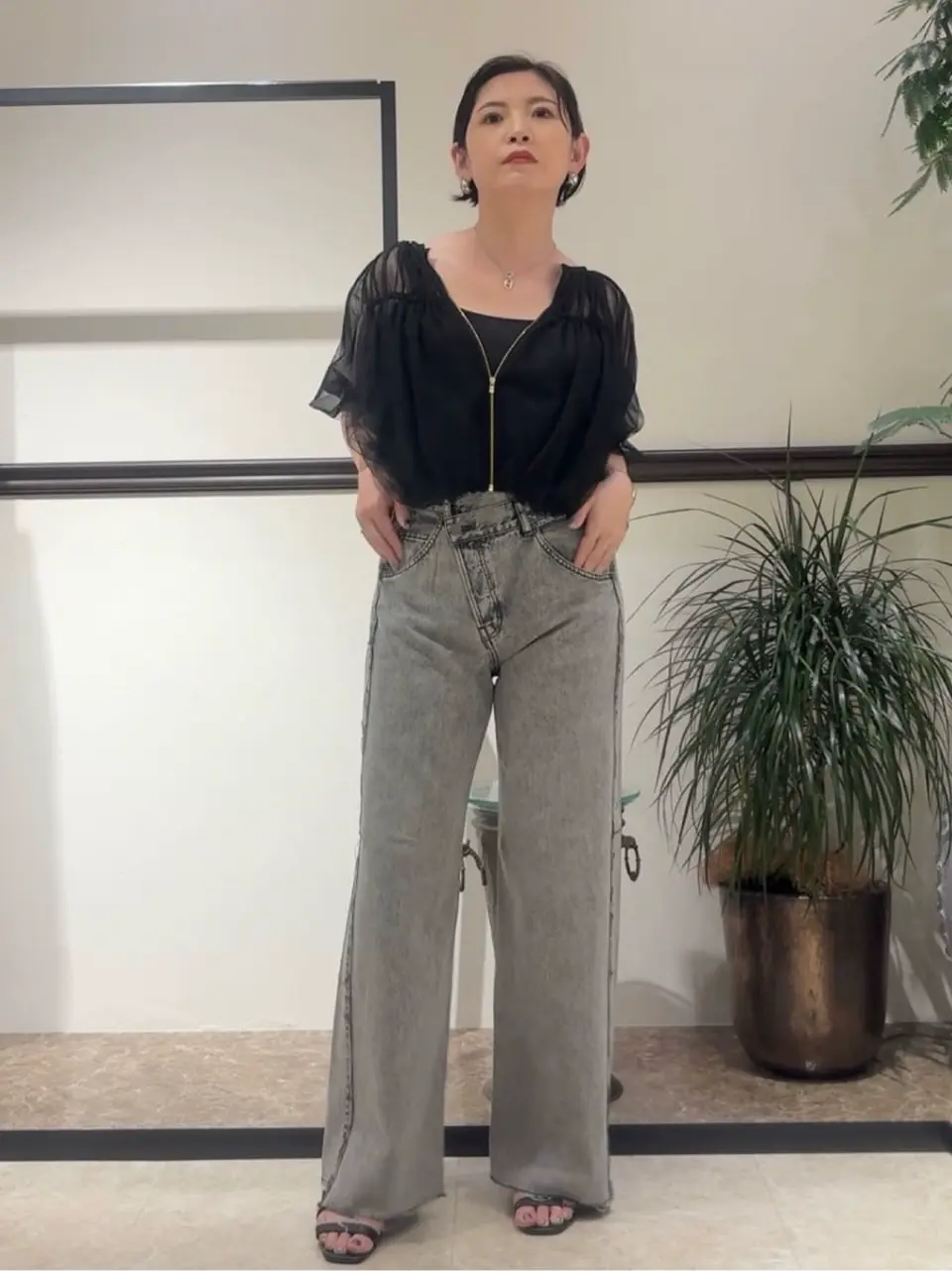 GRACE CONTINENTAL N.YURI コーディネート画像