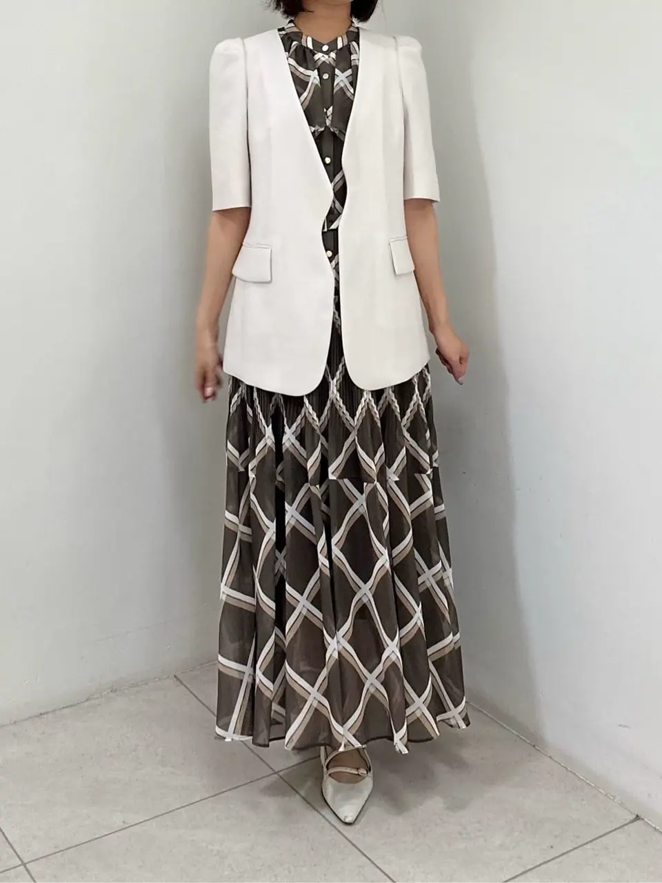 GRACE CONTINENTAL MORITA AI コーディネート画像