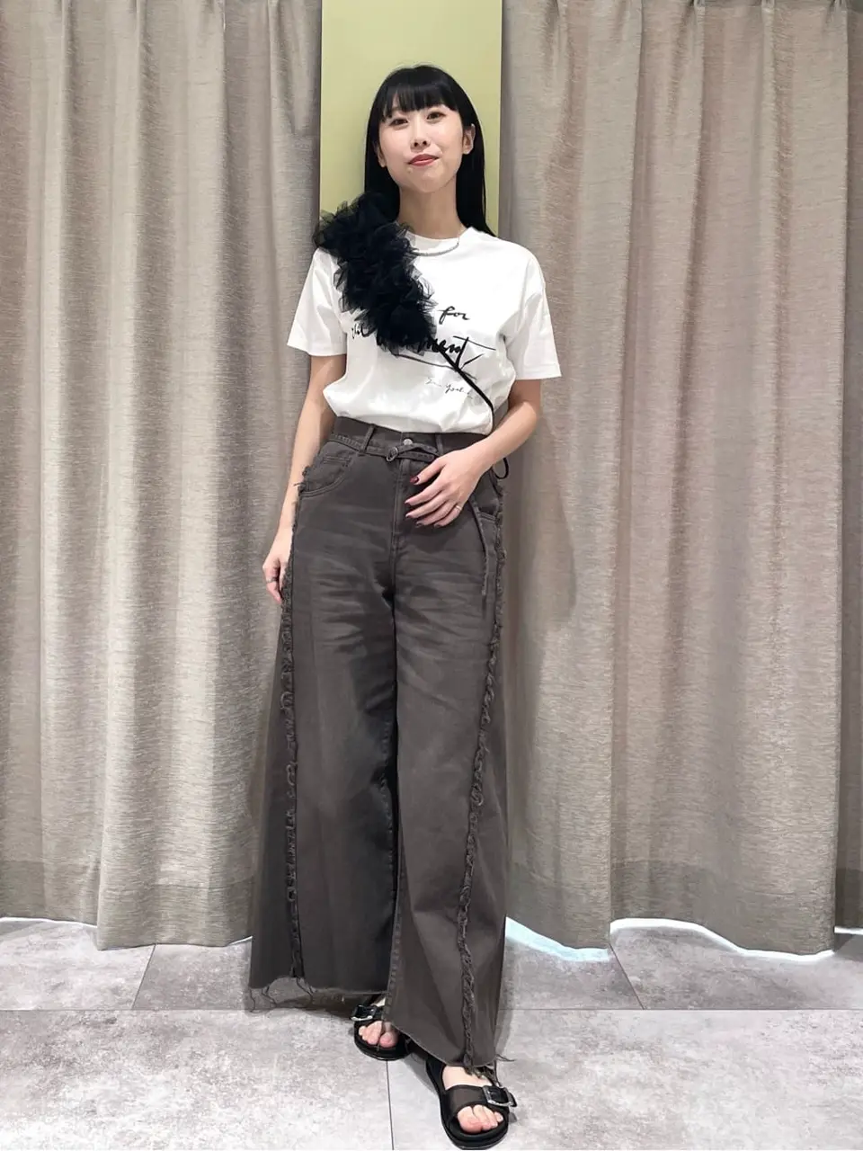 GRACE CONTINENTAL 端場　わかな コーディネート画像