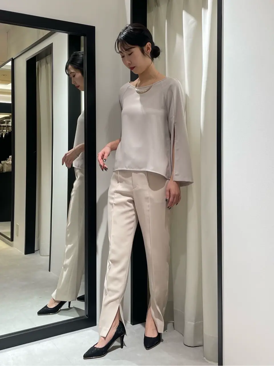 GRACE CONTINENTAL 端場　わかな コーディネート画像