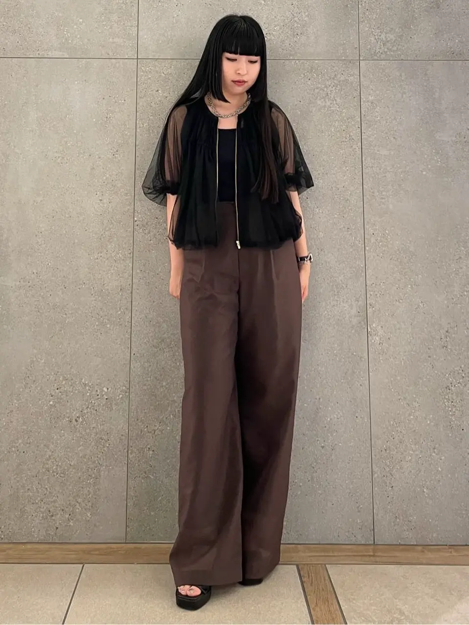 GRACE CONTINENTAL 清水　杏梨 コーディネート画像