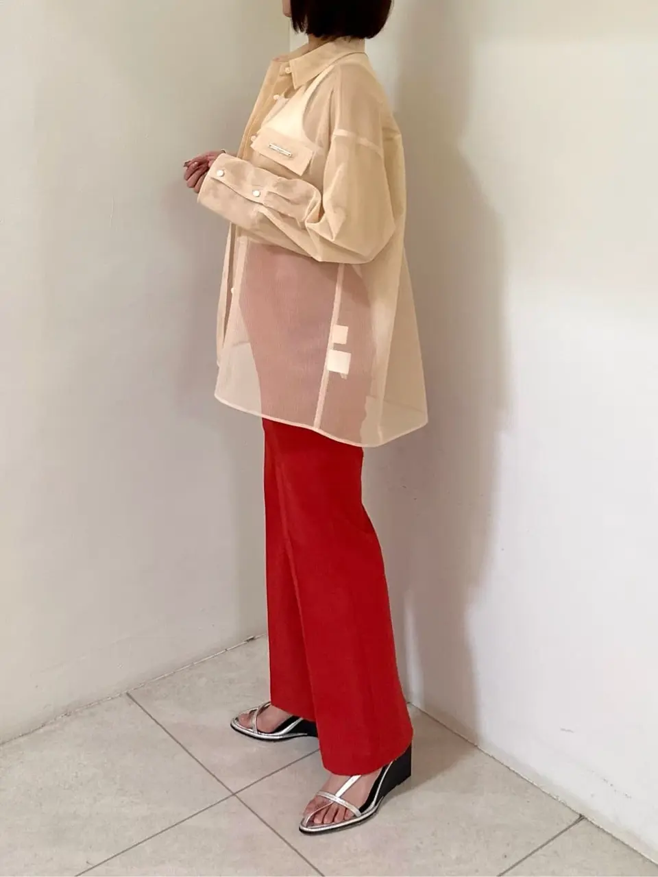 GRACE CONTINENTAL MORITA AI コーディネート画像