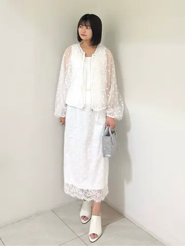 GRACE CONTINENTAL MORITA AI コーディネート画像