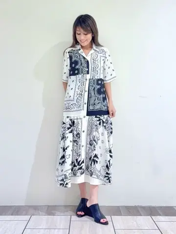 GRACE CONTINENTAL yukimi yonee コーディネート画像