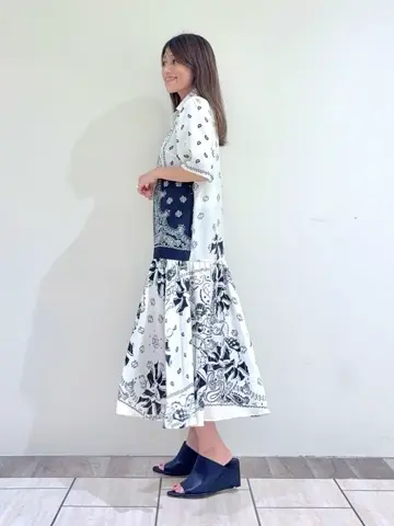 GRACE CONTINENTAL yukimi yonee コーディネート画像