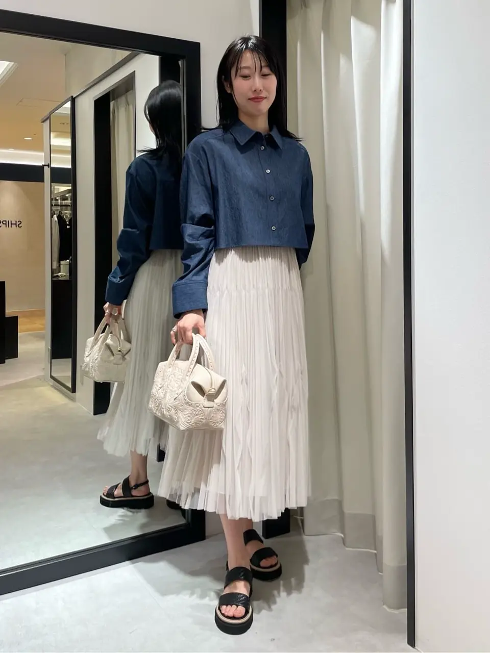 GRACE CONTINENTAL 端場　わかな コーディネート画像