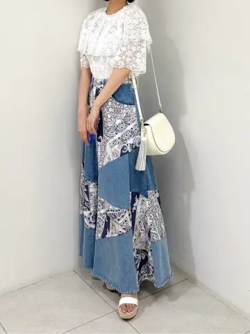 GRACE CONTINENTAL MORITA AI コーディネート画像