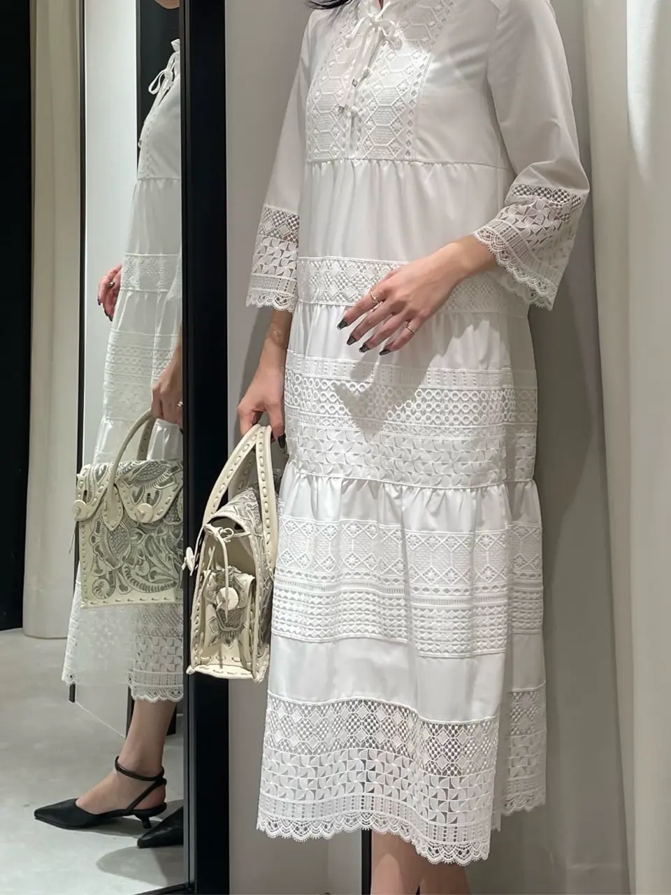 GRACE CONTINENTAL 端場　わかな コーディネート画像