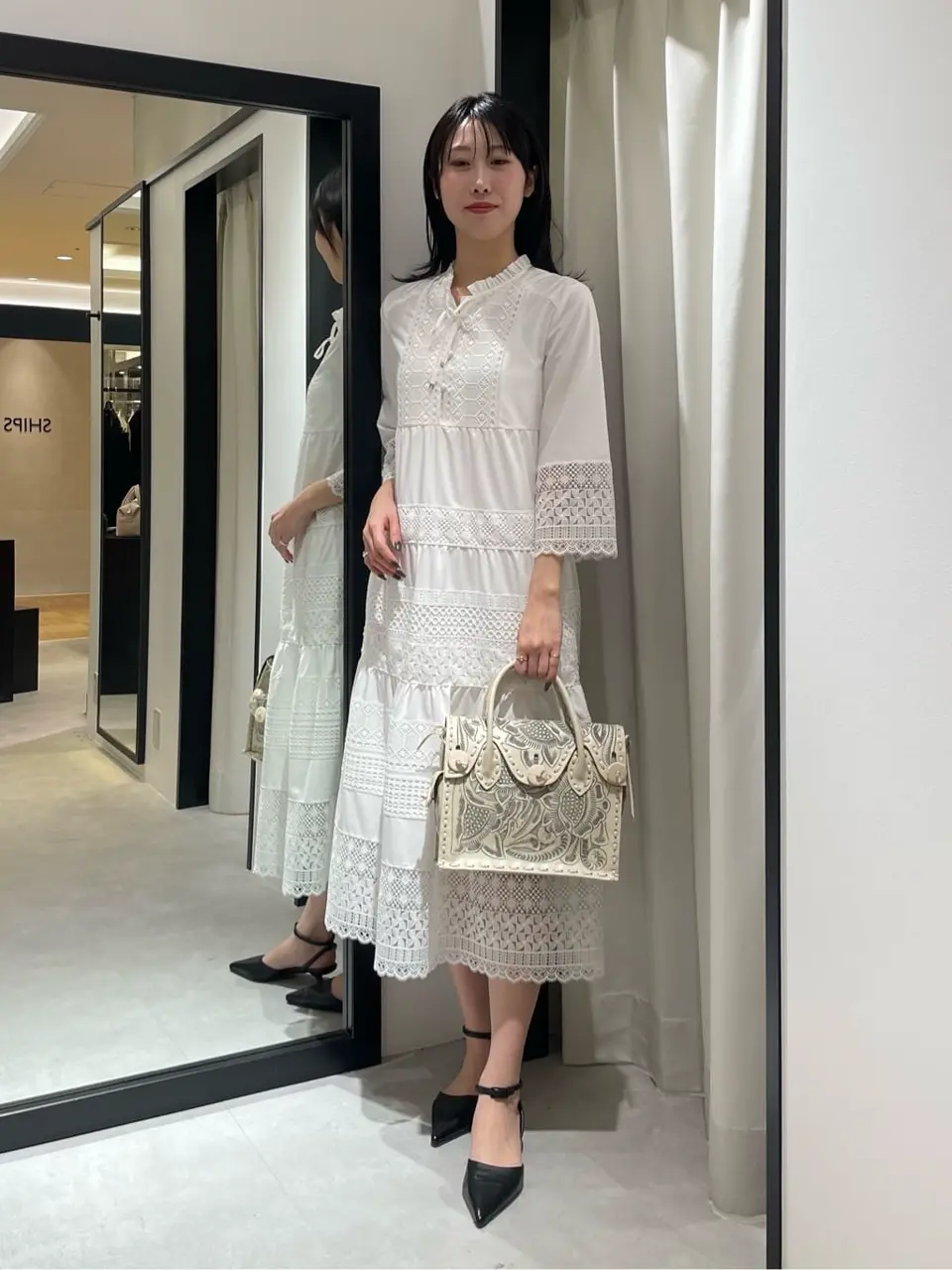 GRACE CONTINENTAL 端場　わかな コーディネート画像