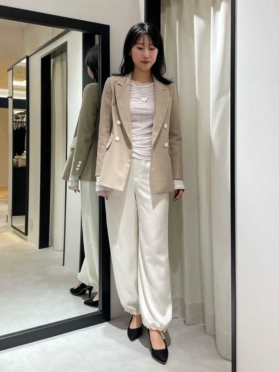 GRACE CONTINENTAL 端場　わかな コーディネート画像