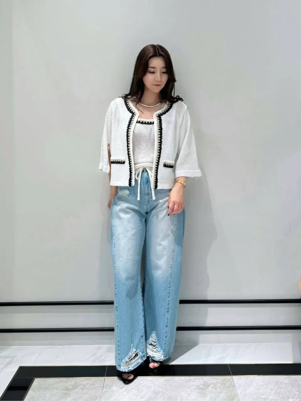 GRACE CONTINENTAL MOMOKO コーディネート画像