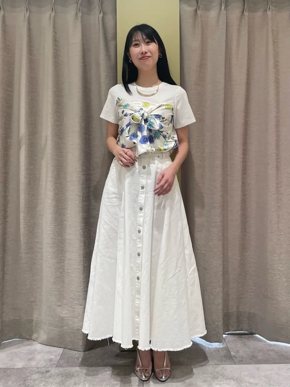 GRACE CONTINENTAL 端場　わかな コーディネート画像