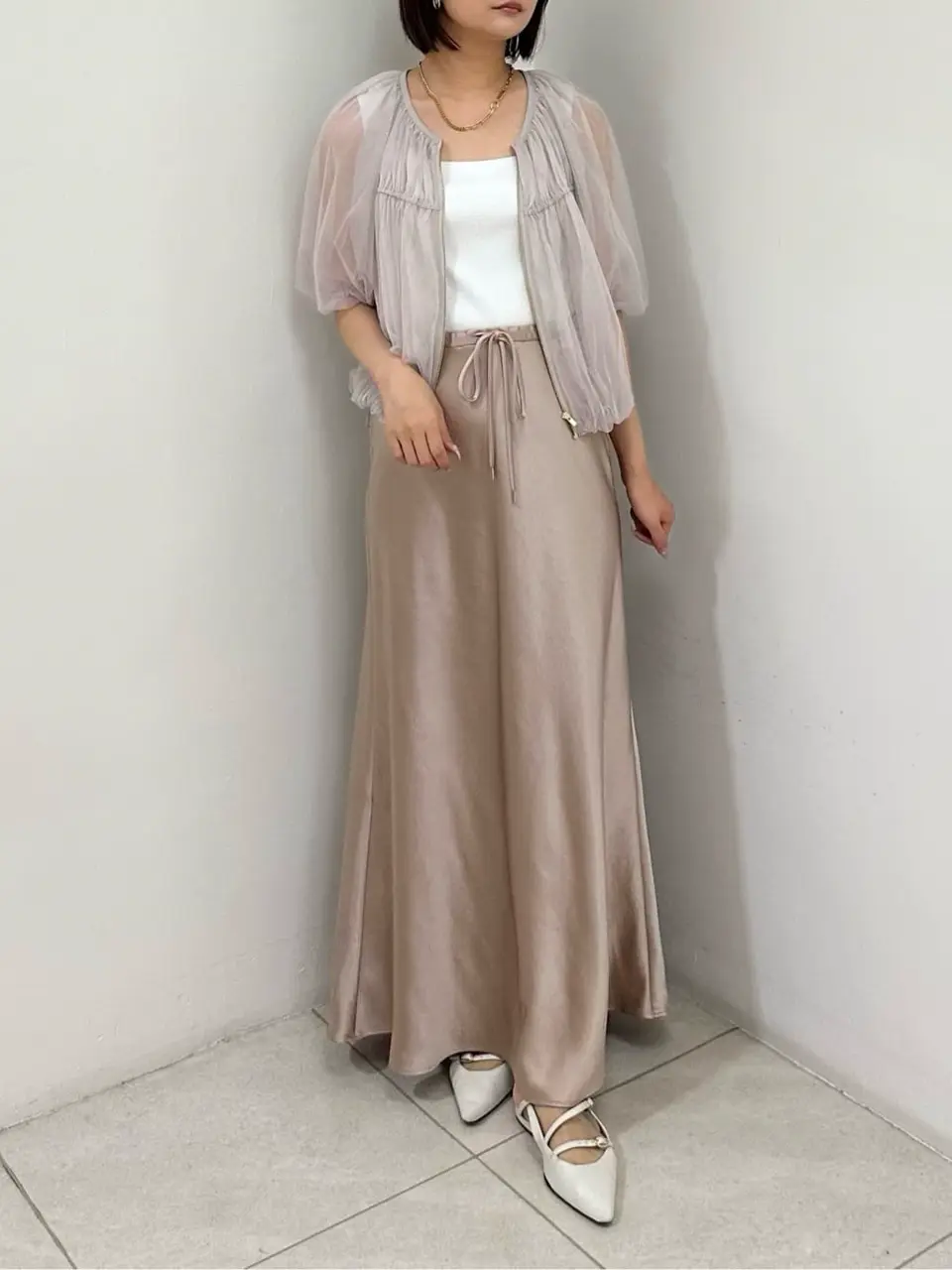 GRACE CONTINENTAL MORITA AI コーディネート画像