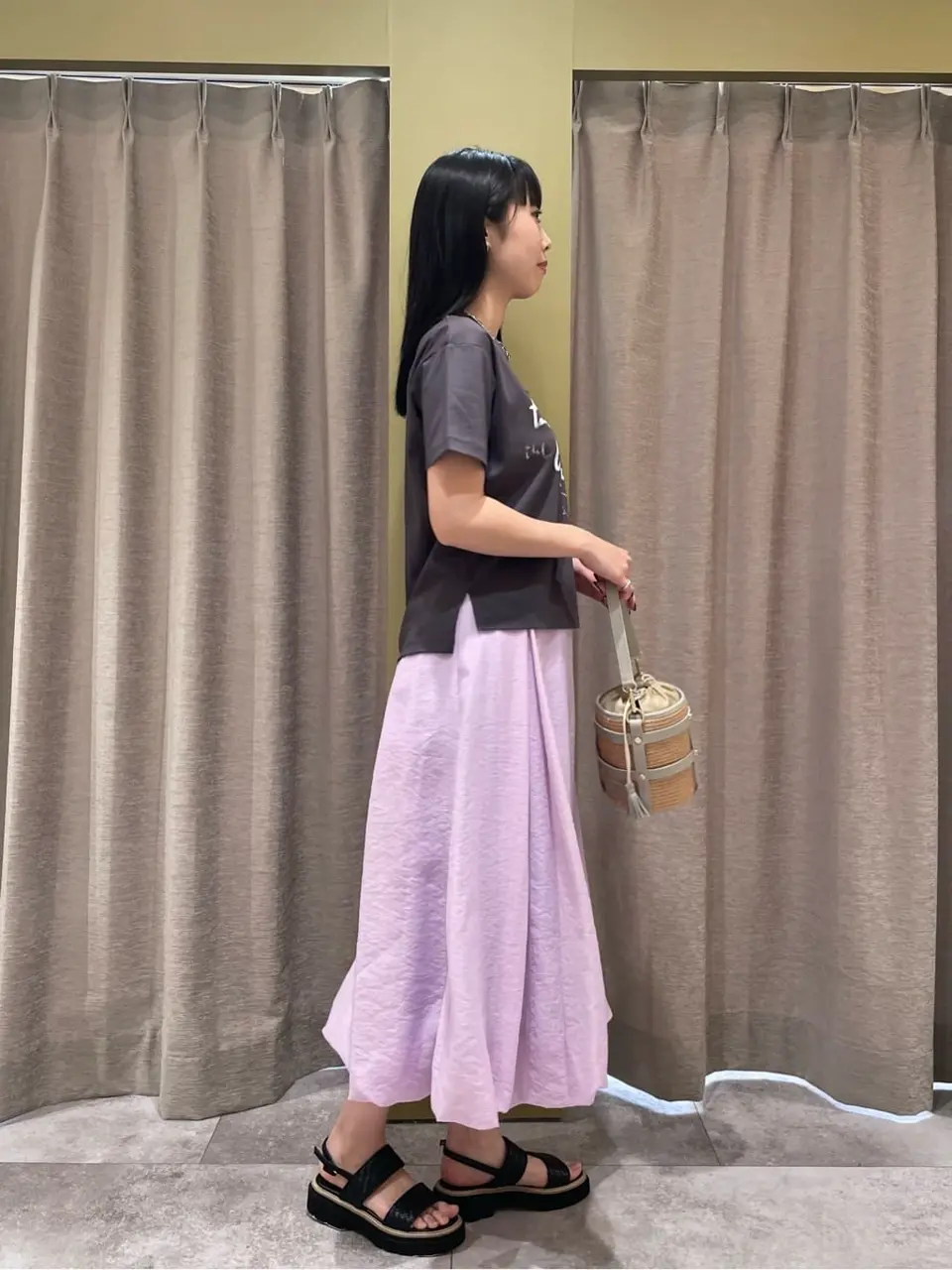 GRACE CONTINENTAL 端場　わかな コーディネート画像