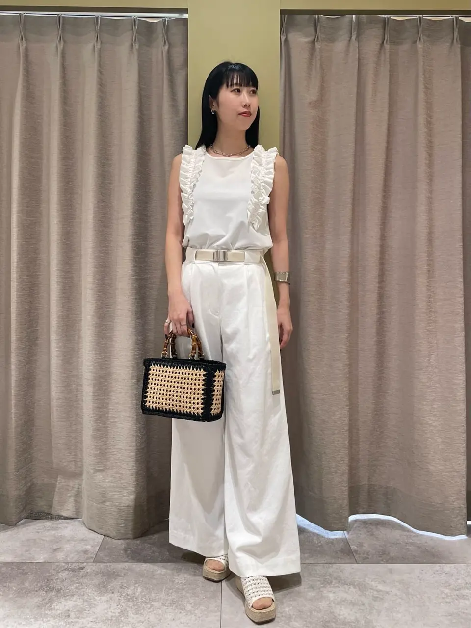 GRACE CONTINENTAL 端場　わかな コーディネート画像