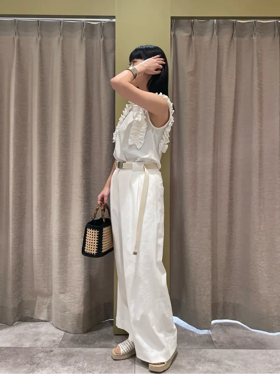 GRACE CONTINENTAL 端場　わかな コーディネート画像