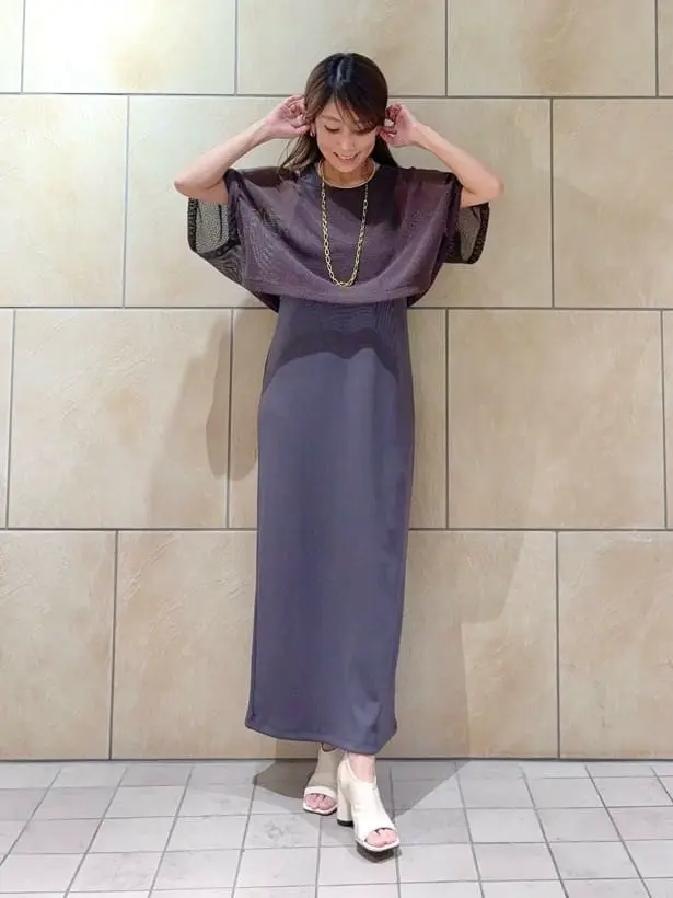 GRACE CONTINENTAL yukimi yonee コーディネート画像