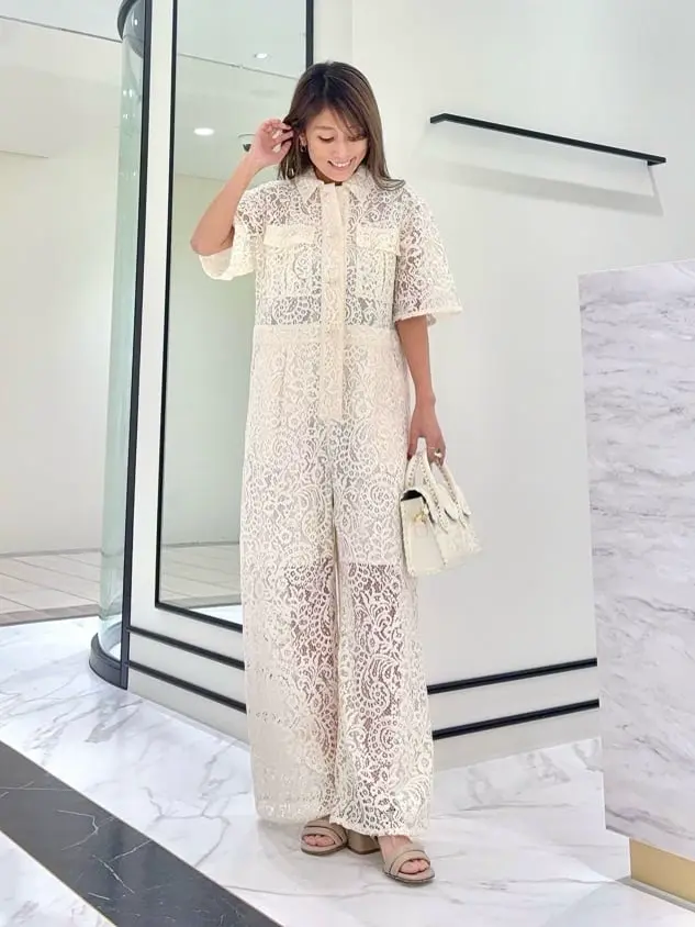 GRACE CONTINENTAL yukimi yonee コーディネート画像