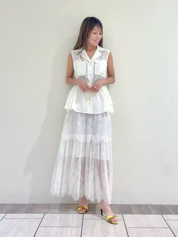 GRACE CONTINENTAL yukimi yonee コーディネート画像