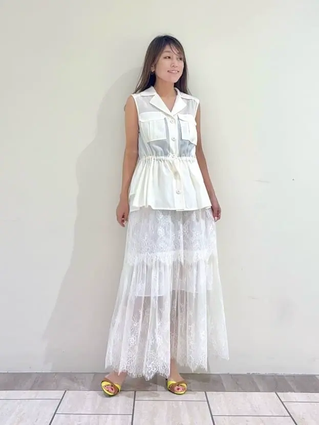 GRACE CONTINENTAL yukimi yonee コーディネート画像