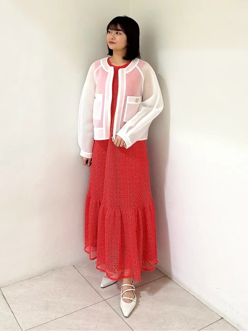 GRACE CONTINENTAL MORITA AI コーディネート画像