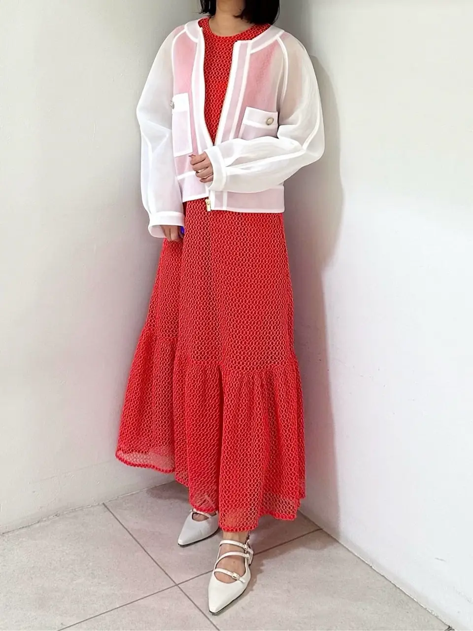 GRACE CONTINENTAL MORITA AI コーディネート画像