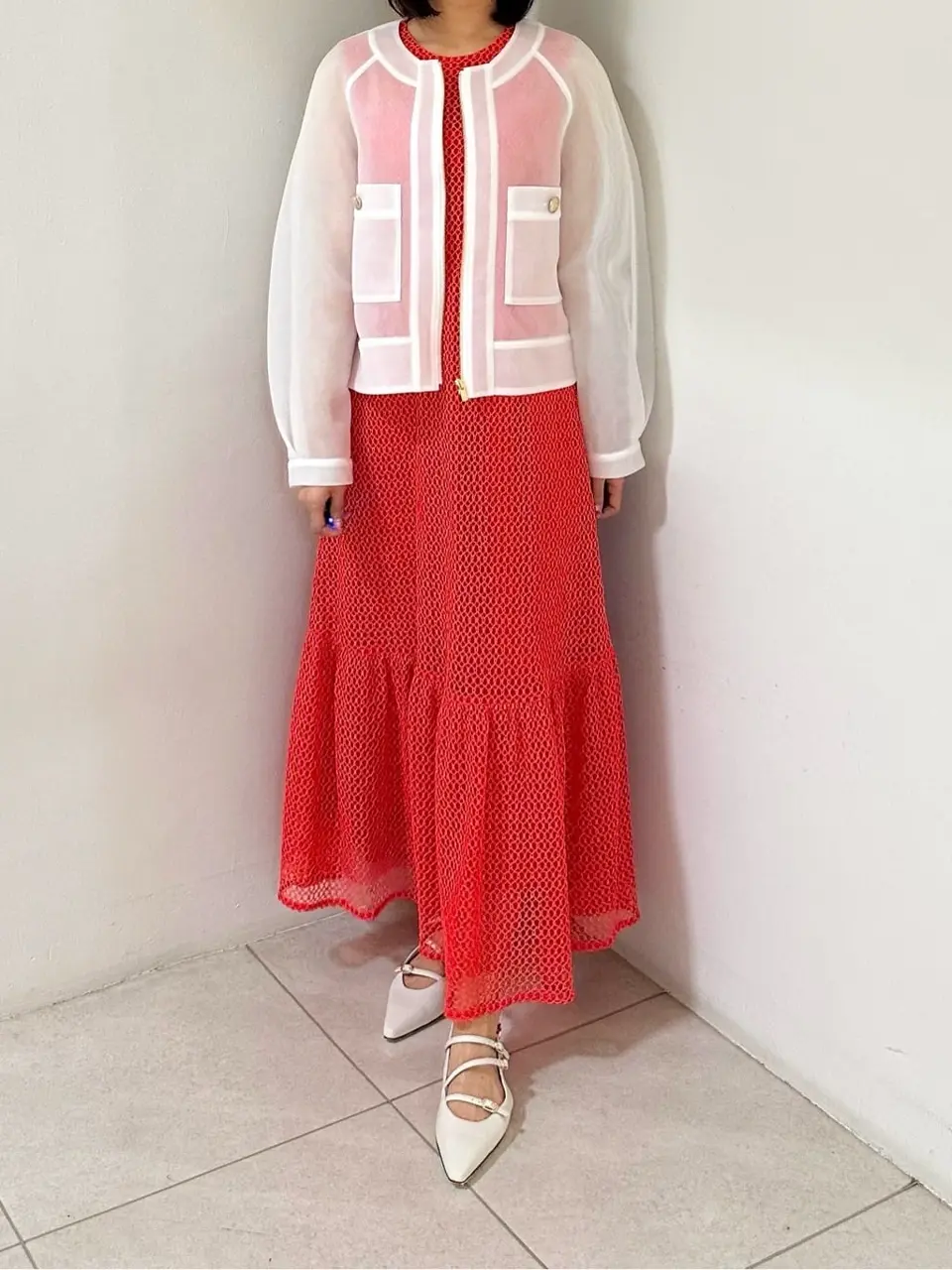 GRACE CONTINENTAL MORITA AI コーディネート画像