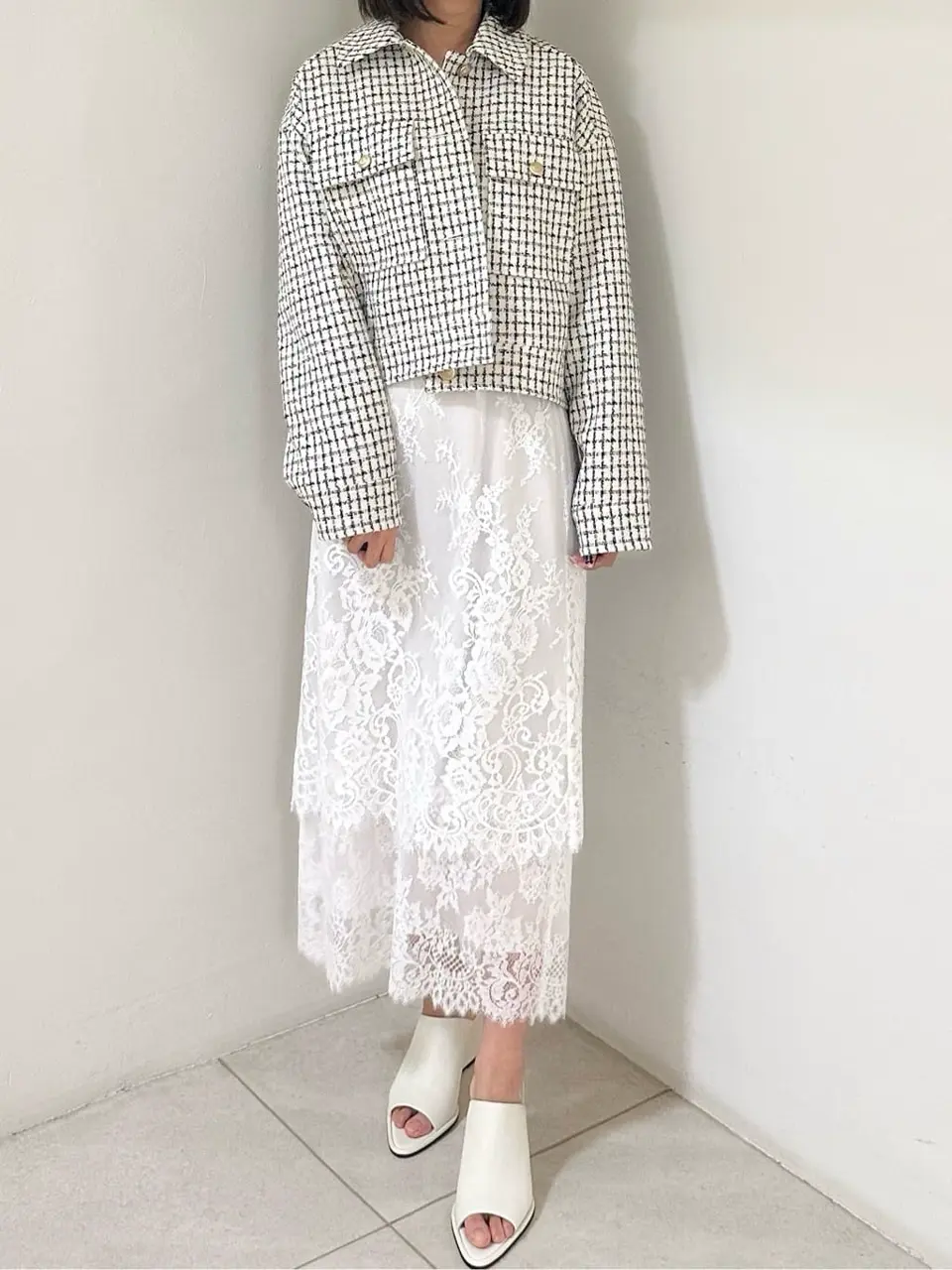 GRACE CONTINENTAL MORITA AI コーディネート画像