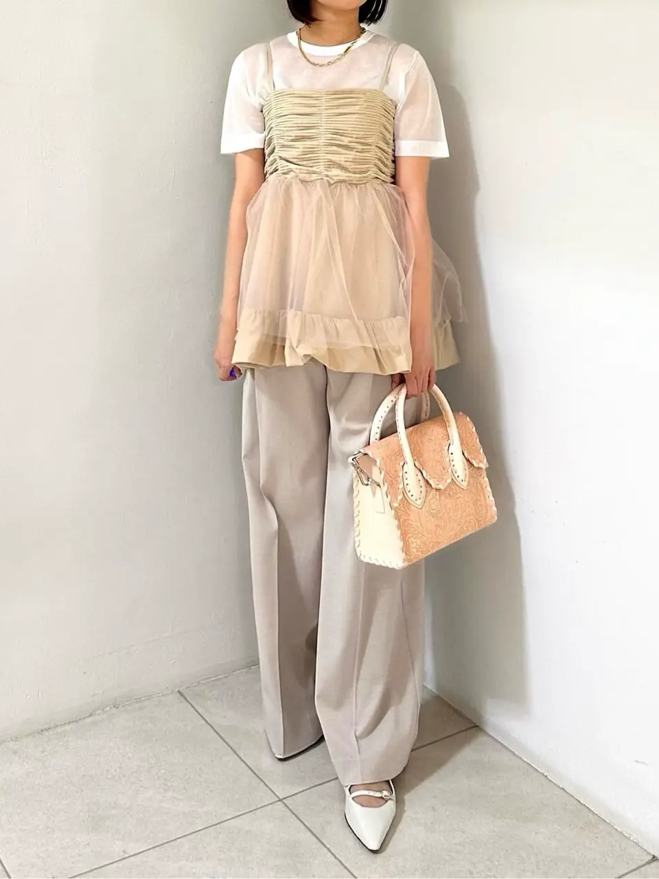 GRACE CONTINENTAL MORITA AI コーディネート画像