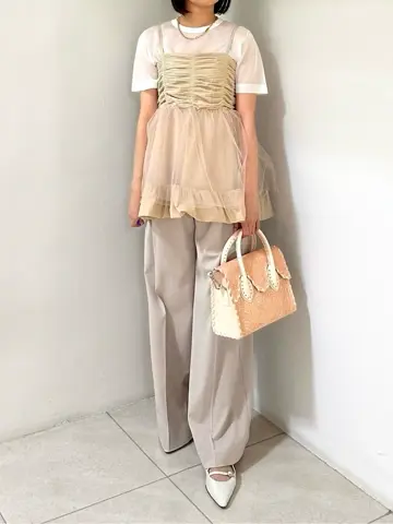 GRACE CONTINENTAL MORITA AI コーディネート画像