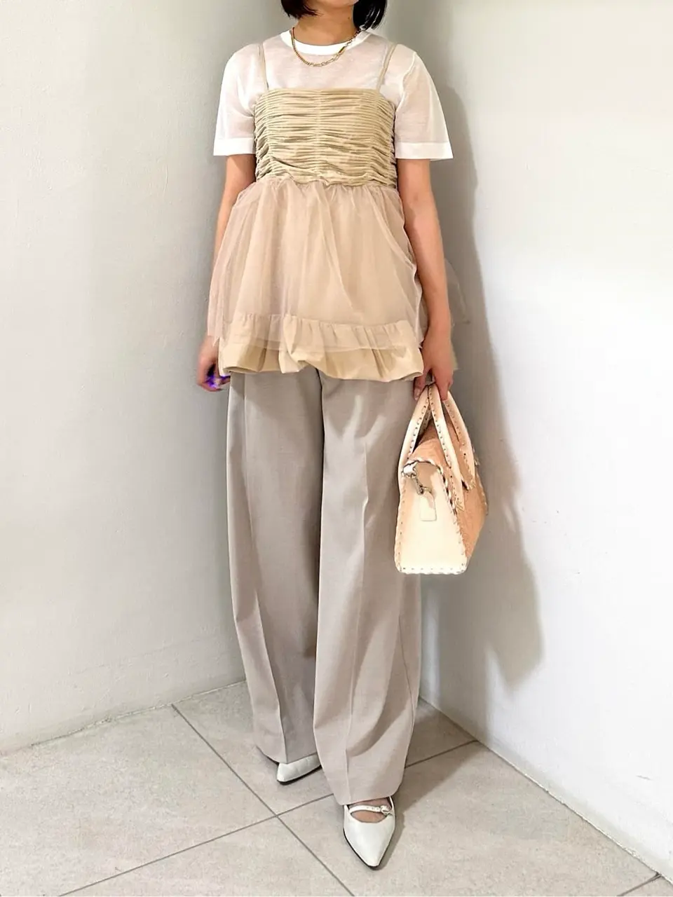 GRACE CONTINENTAL MORITA AI コーディネート画像