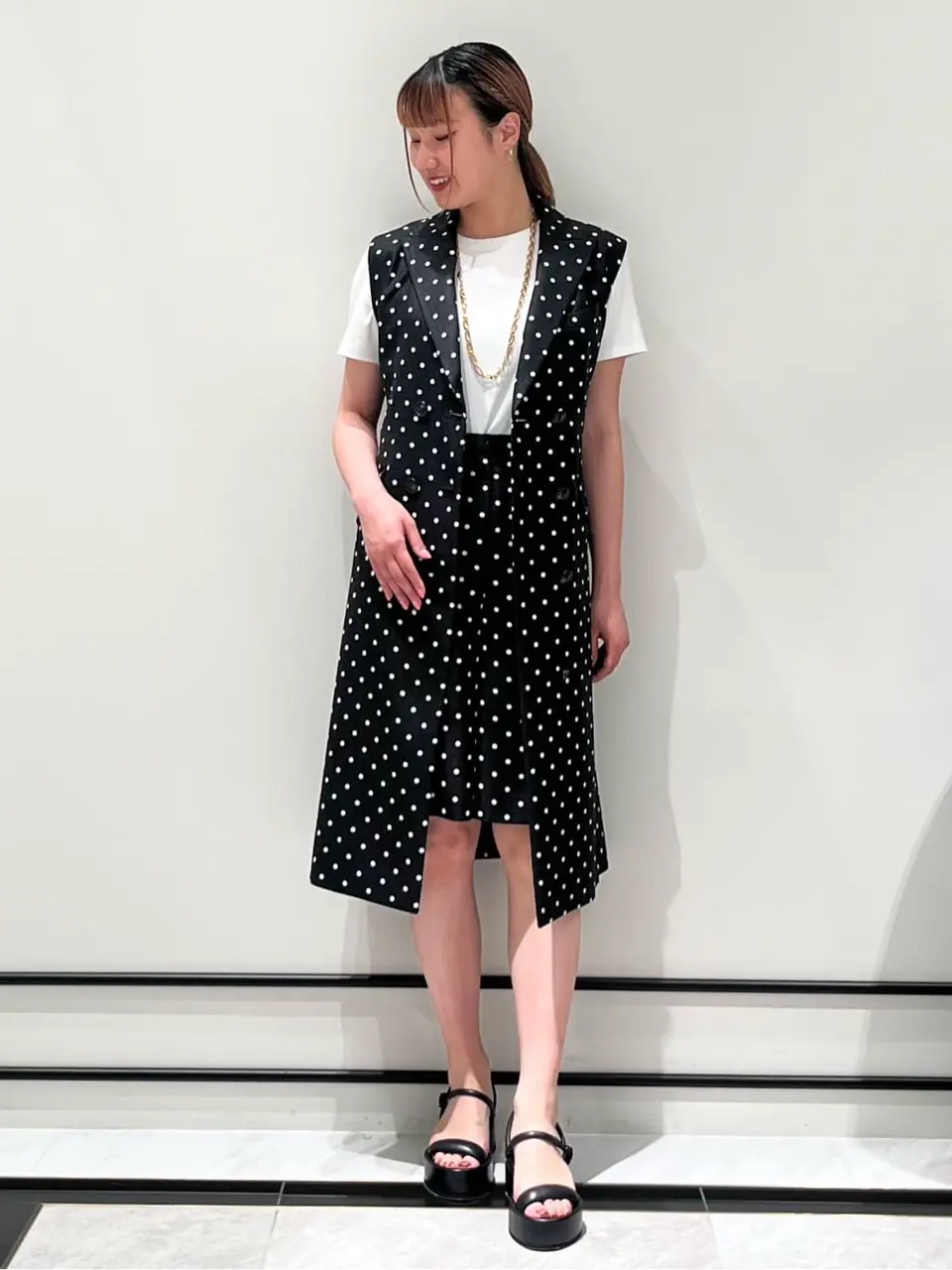 美品、！グレースクラスのドットハーフパンツ ドットハーフパンツ / GRACE CONTINENTAL | GRACE CONTINENTAL