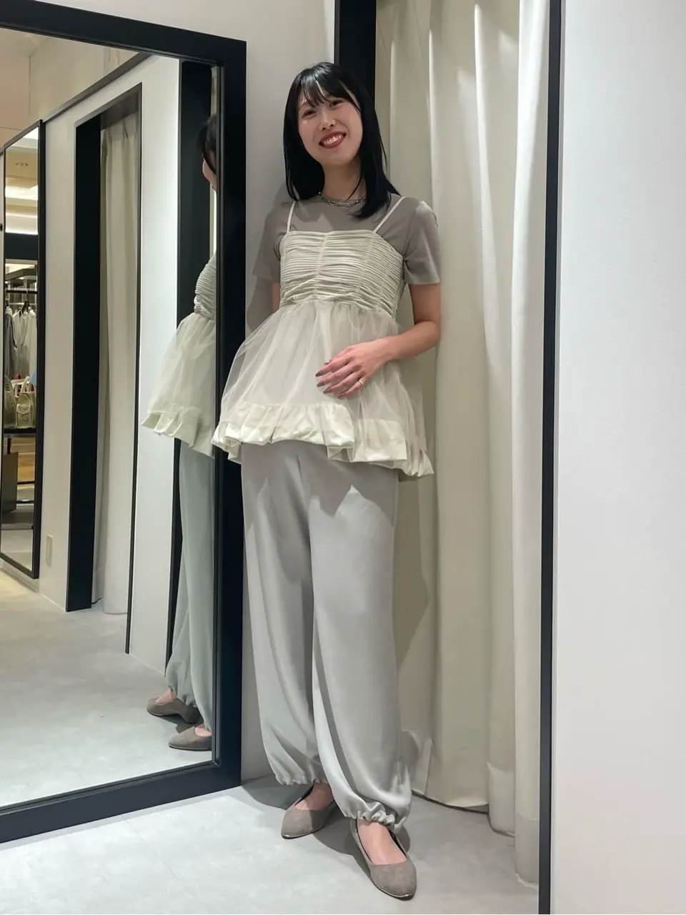 GRACE CONTINENTAL 端場　わかな コーディネート画像