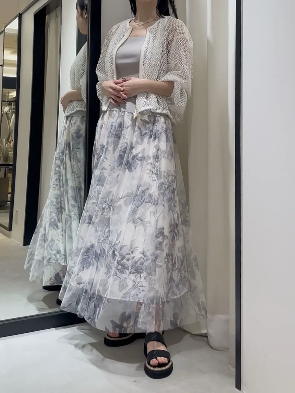 GRACE CONTINENTAL 端場　わかな コーディネート画像